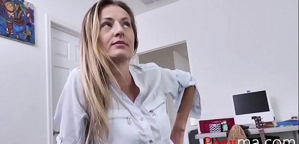  Blonde Mom Needs Cock After Office- Natasha Starr